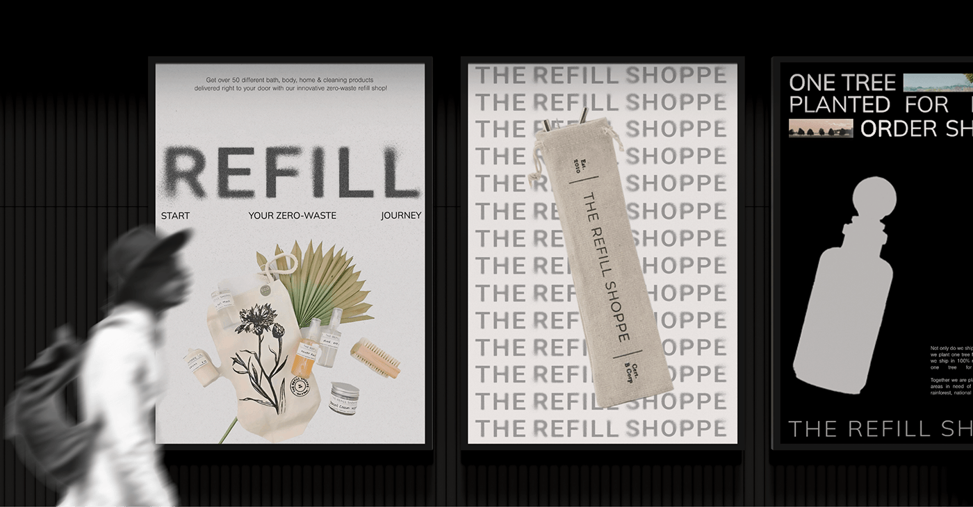 Image from the Refill Shoppe’s Web Design: A Minimalist UI for Sustainability article on Abduzeedo