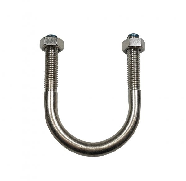 Cùm u hệ inch được sản xuất từ các vật liệu như inox 304, inox 316 và thép 4.8