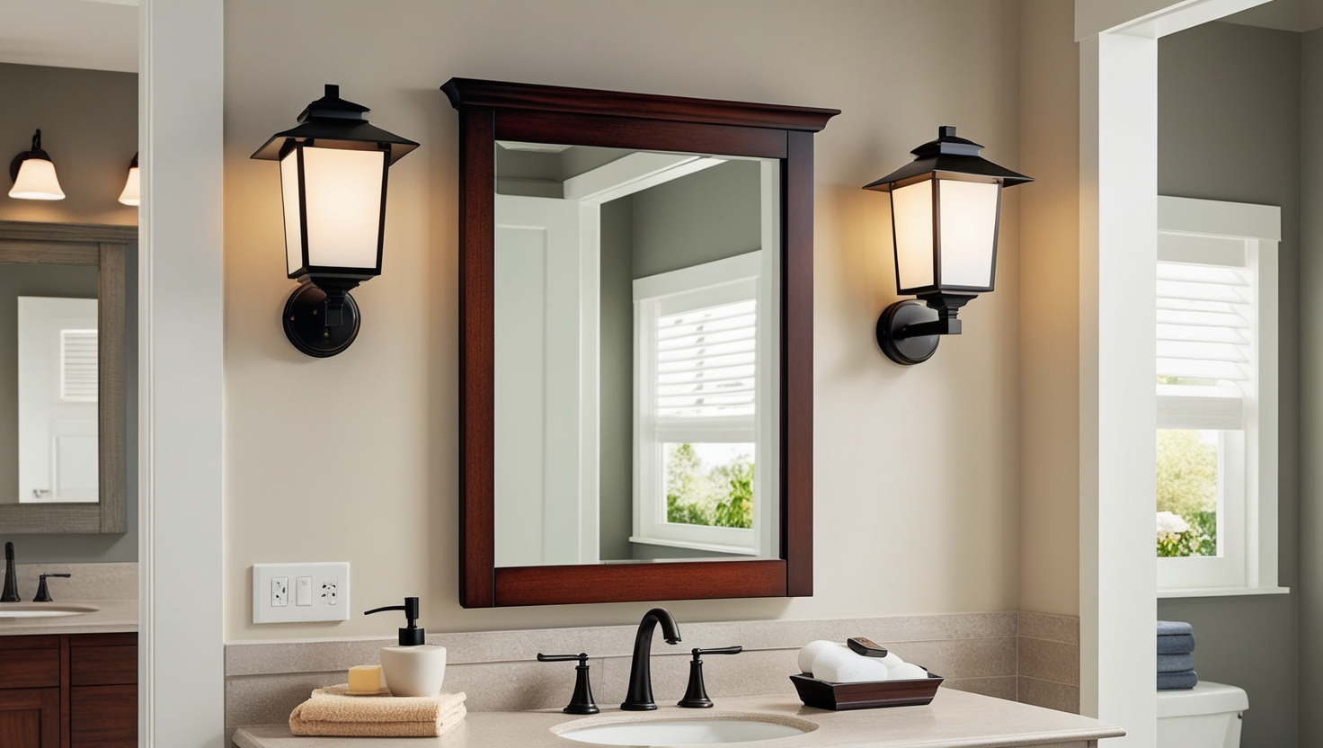 Meydena Craftsman Bathroom Light Fixture