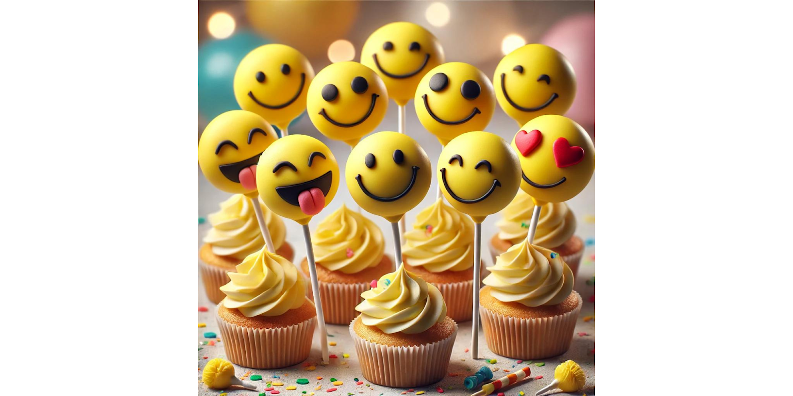 5. Smiley Cake Pops Design