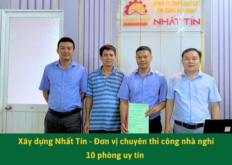 Xây dựng Nhất Tín - Đơn vị chuyên thi công nhà nghỉ 10 phòng uy tín