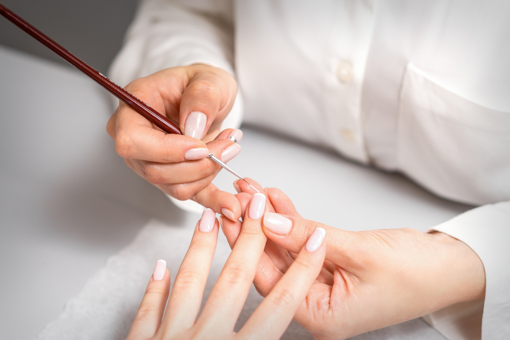 Applying the Color or Design During a Manicure
