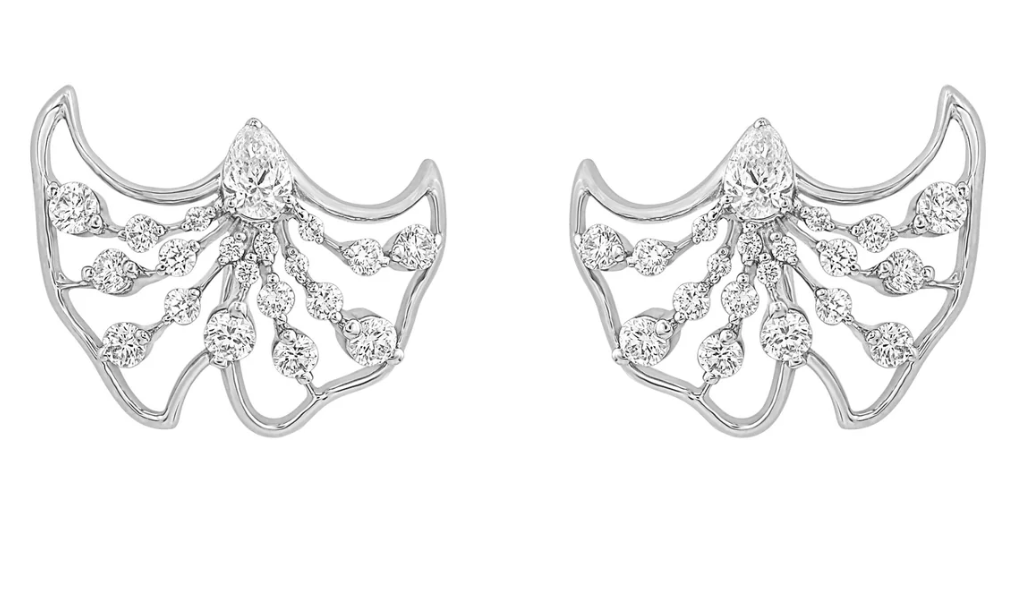 Floral Diamond Earrings