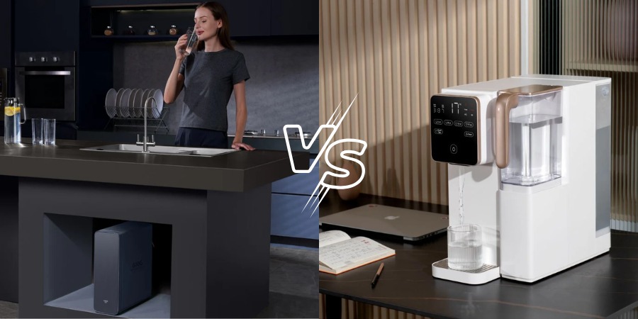 Under Sink vs Countertop Water Filter