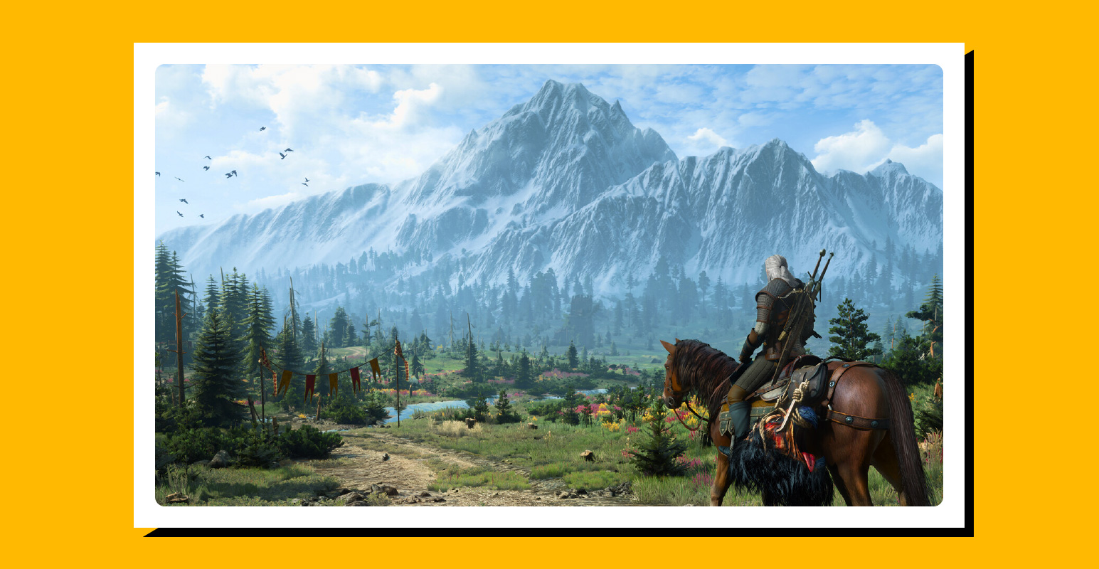 Gameplay screenshot from The Witcher 3