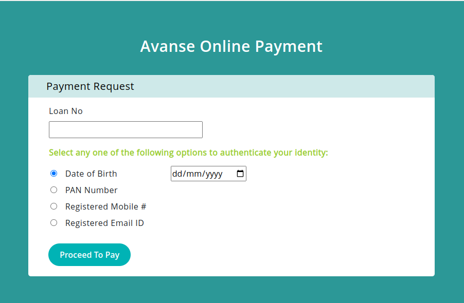 Avanse Loan Repayment