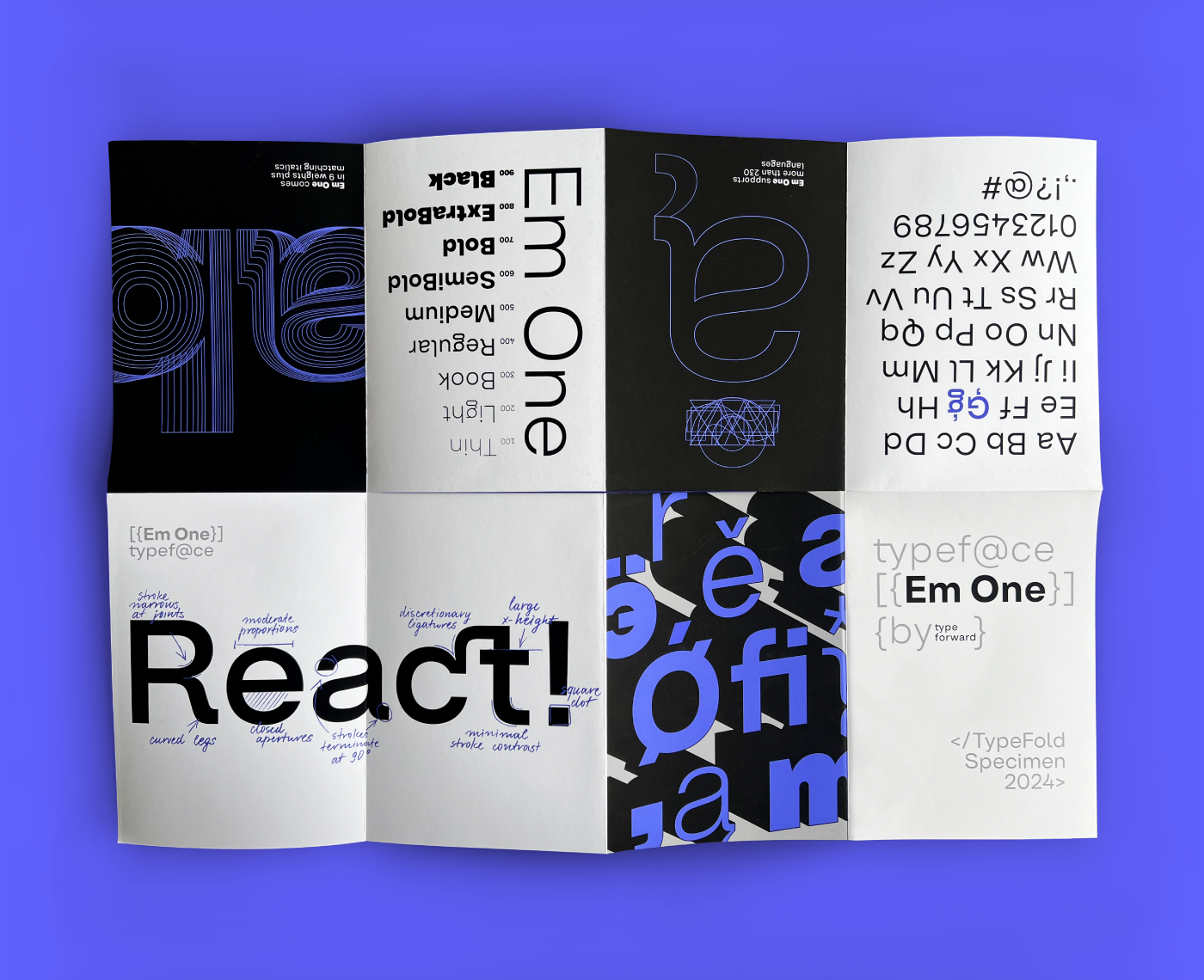 Image from the Em One: A New Typeface for the Modern Design Landscape article on Abduzeedo