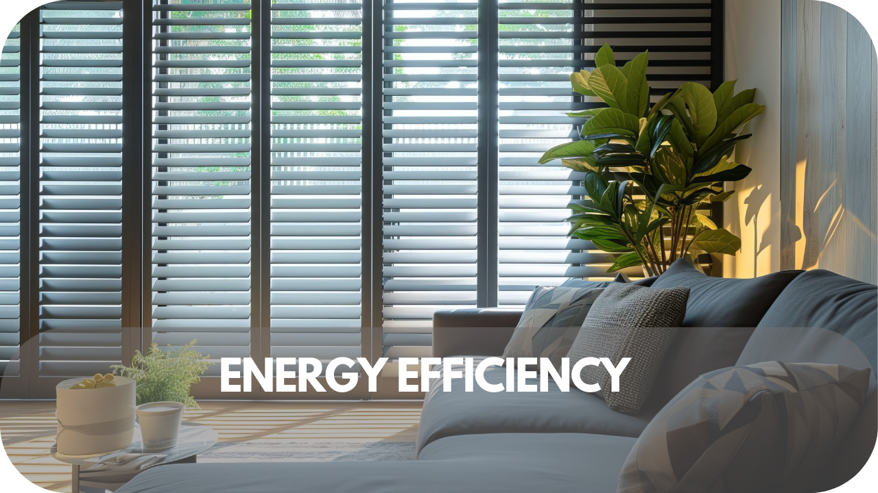 Choose energy-efficient commercial blinds to reduce heating and cooling costs.