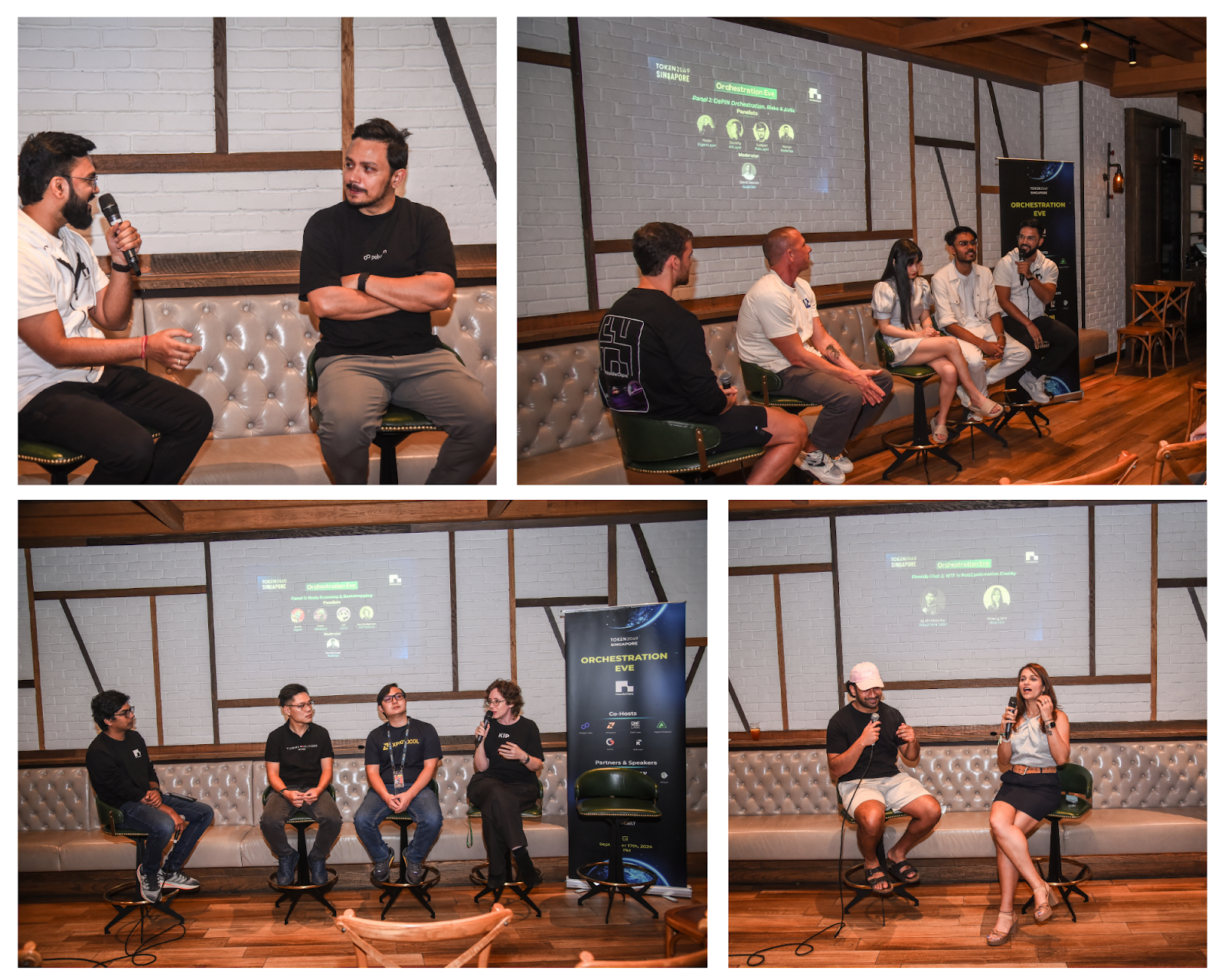 Fig.3: Panel discussions and Fireside chat at Orchestration Eve