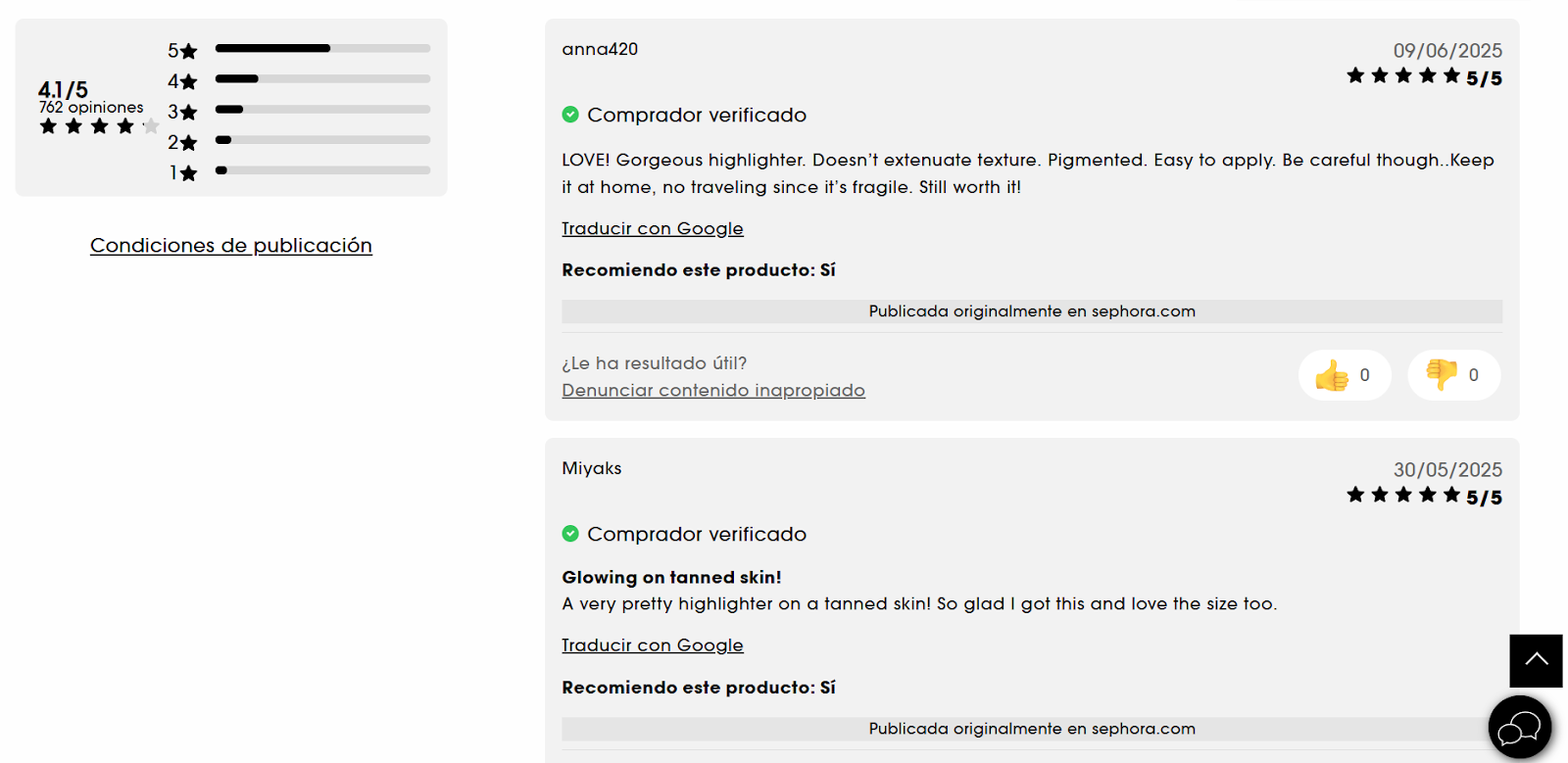 Localize social proof on website