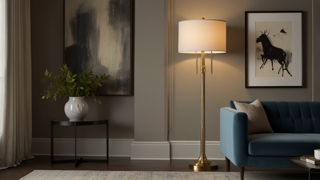 estate by hudson valley 64in metal floor lamp​