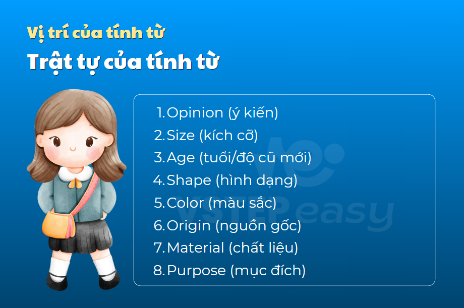 Trật tự của tính từ