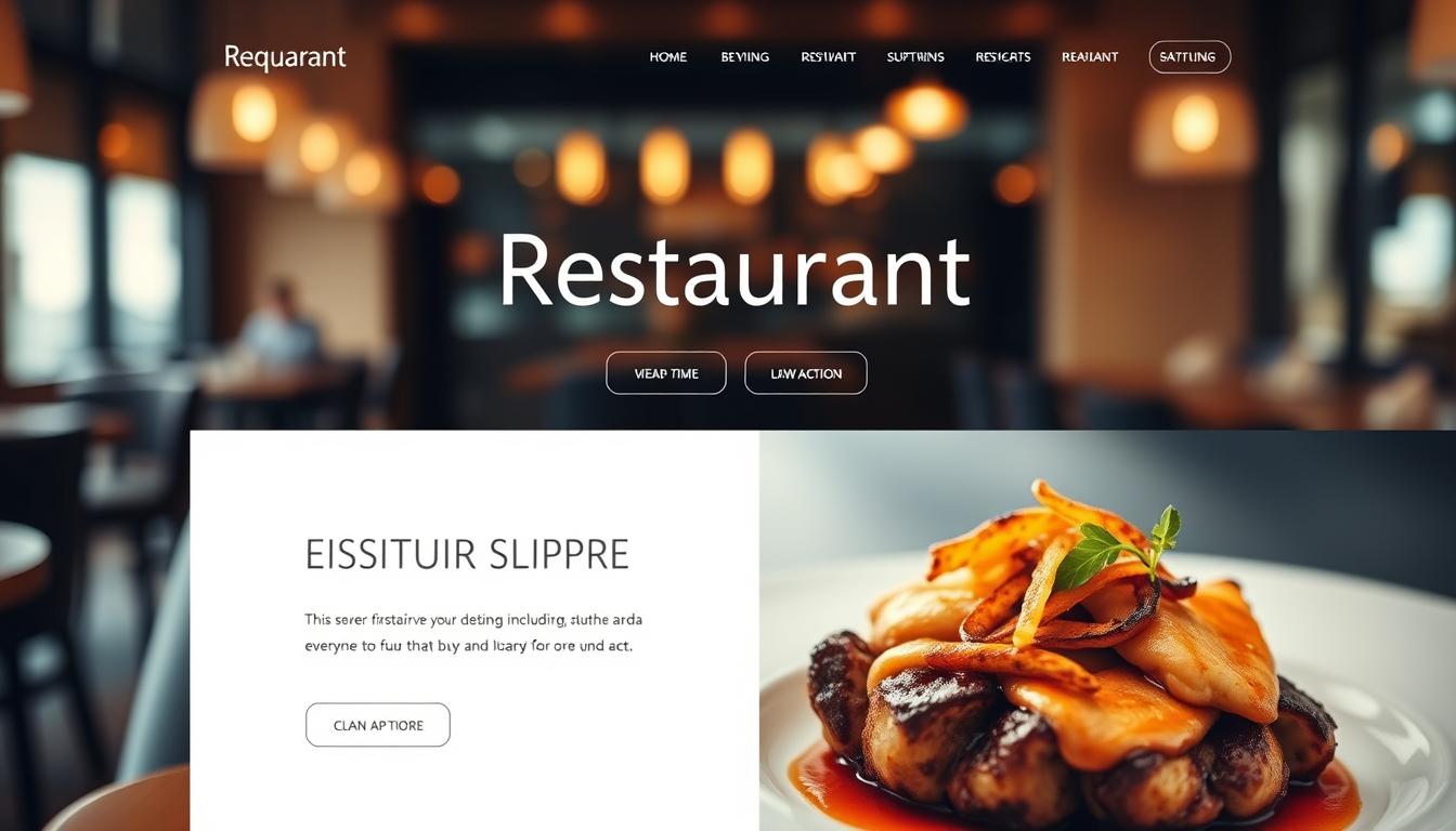How to create a restaurant website with web design services?