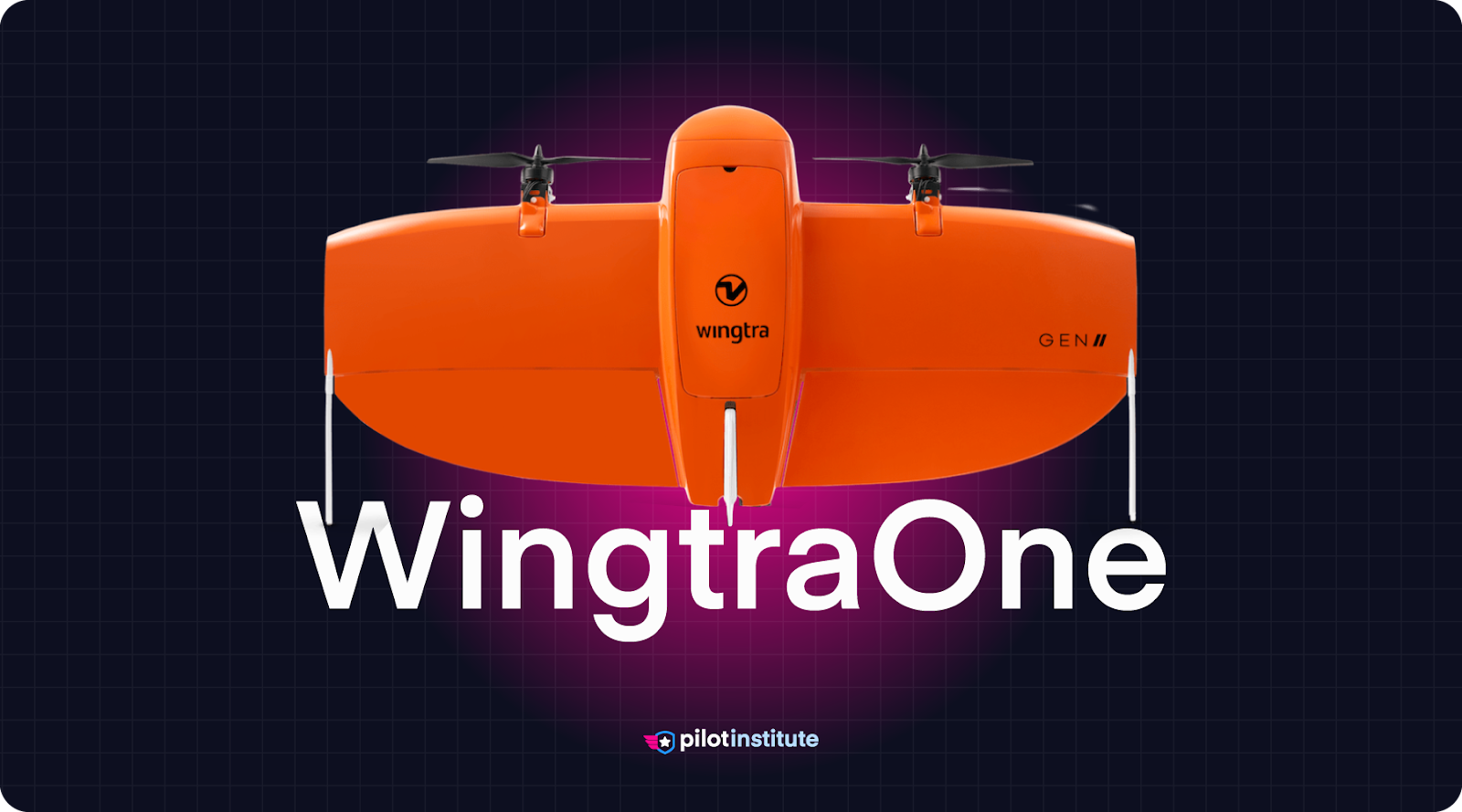 The WingtraOne drone.