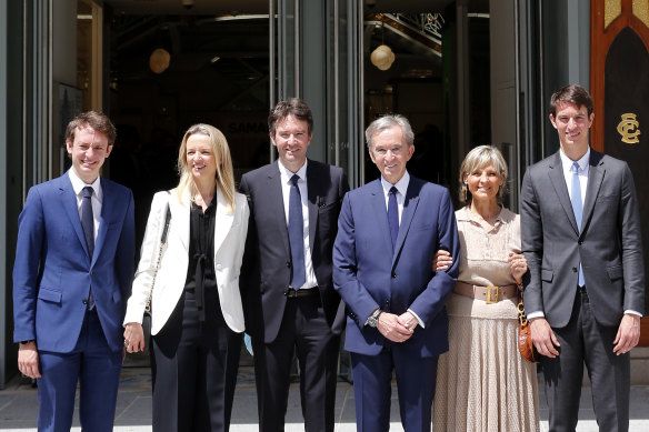 Bernard Arnault and family