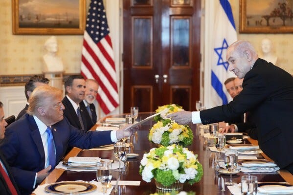 As Trump seeks peace, Netanyahu leaves Washington without Gaza breakthrough  | AP News