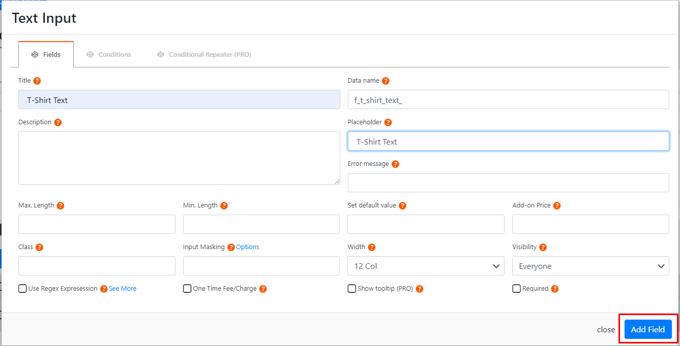 Usage Instructions Custom Product Addons