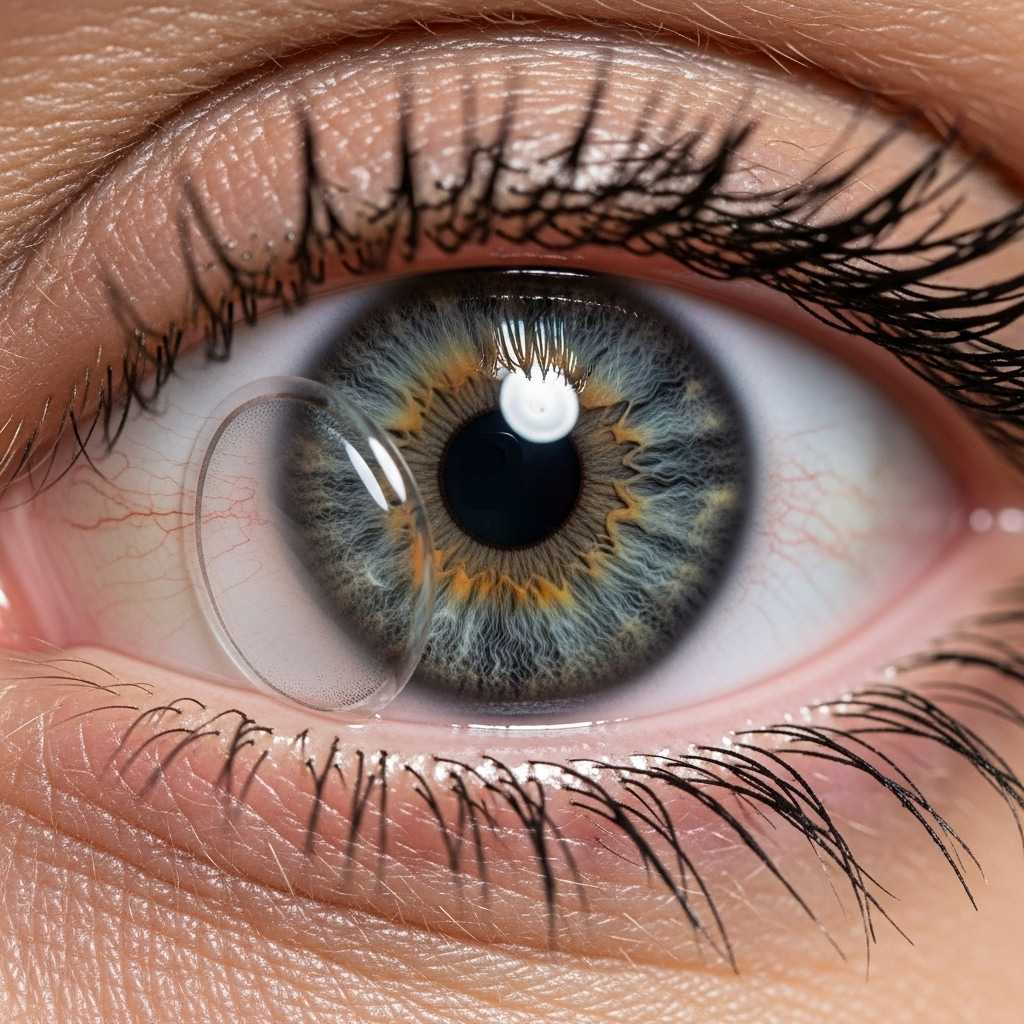 Wearing soft contact lenses for the first time