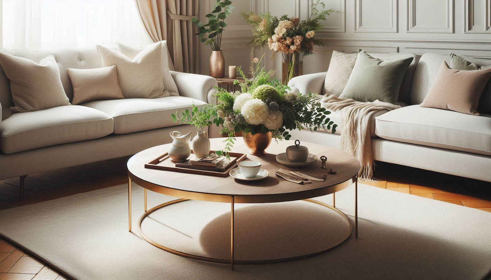 Natural Elements in Coffee Table Styling