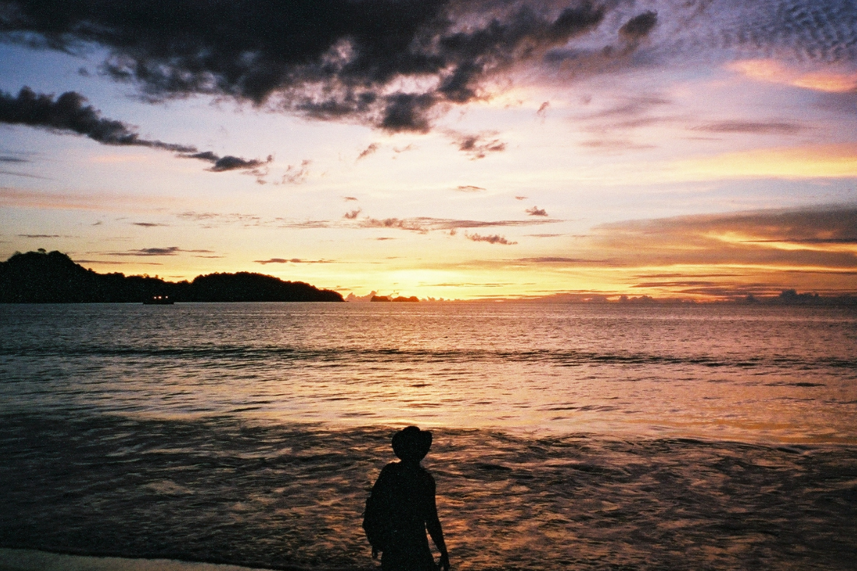 A breathtaking view of an evening in Playa Potrero Costa Rica.