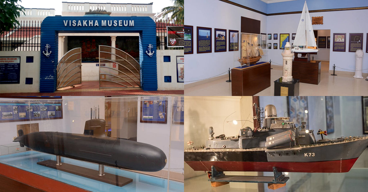 Visakha Museum
boats 
army boat 
and submarine 