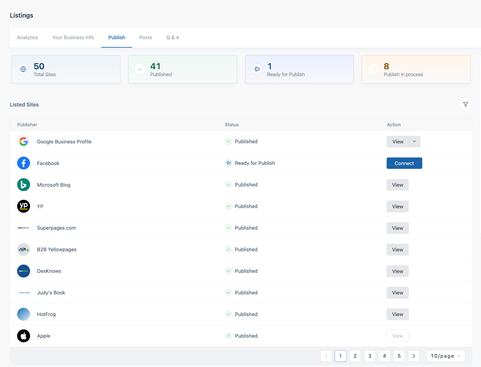 Experience.com Professional Listings Management Dashboard for updating business hours