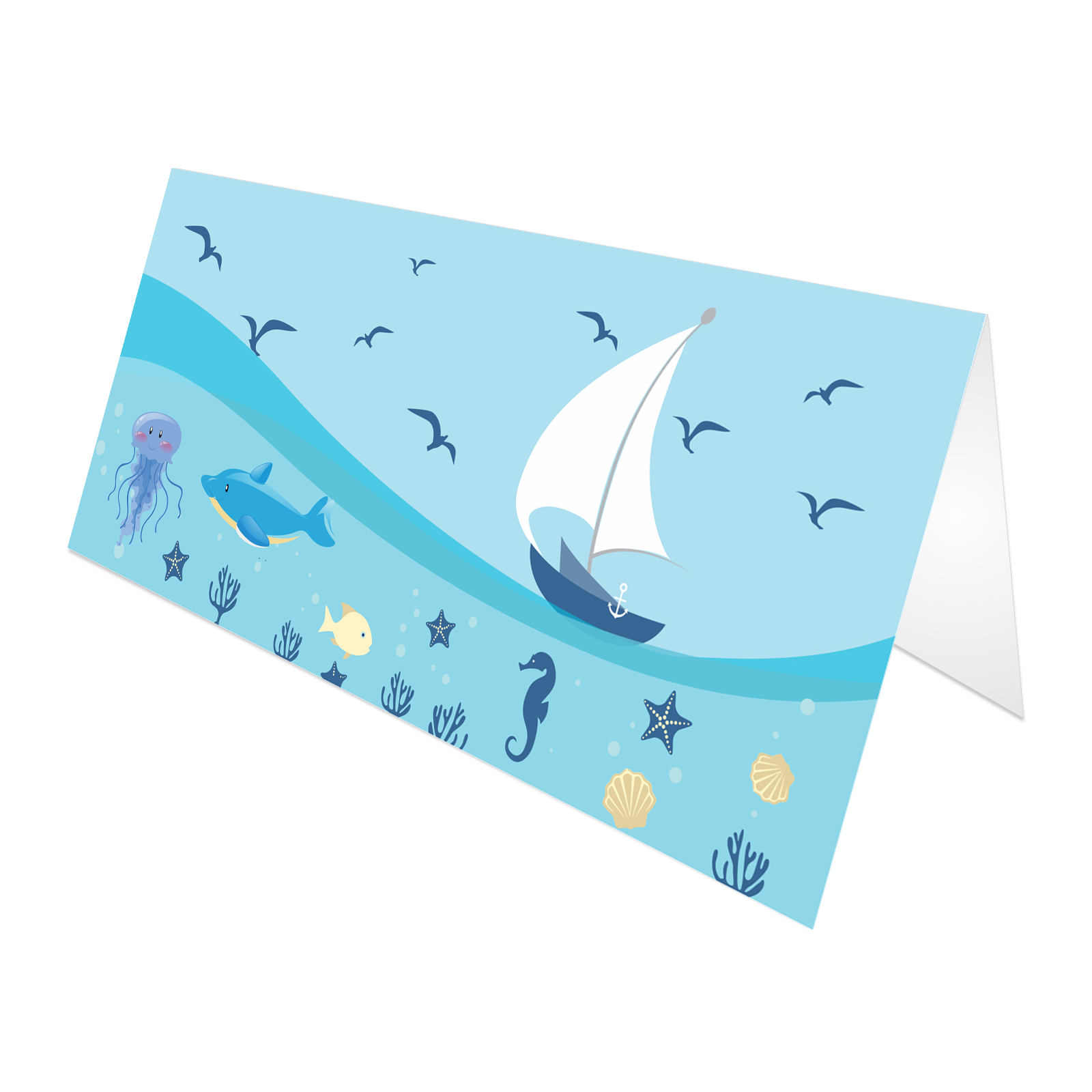 Detalii navale place card botez
