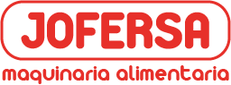 Red oval around red word reading "JOFERSA" with maquinaria alimentaria" underneath