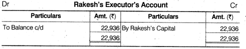 NCERT Solutions for Class 12 Accountancy Chapter 4 Reconstitution of a Partnership Firm – Retirement Death of a Partner Do it Yourself IV Q1.2