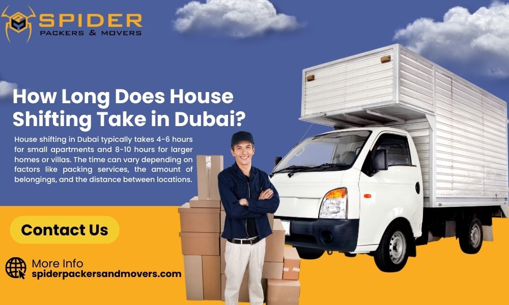 How Long Does House Shifting Take in Dubai?