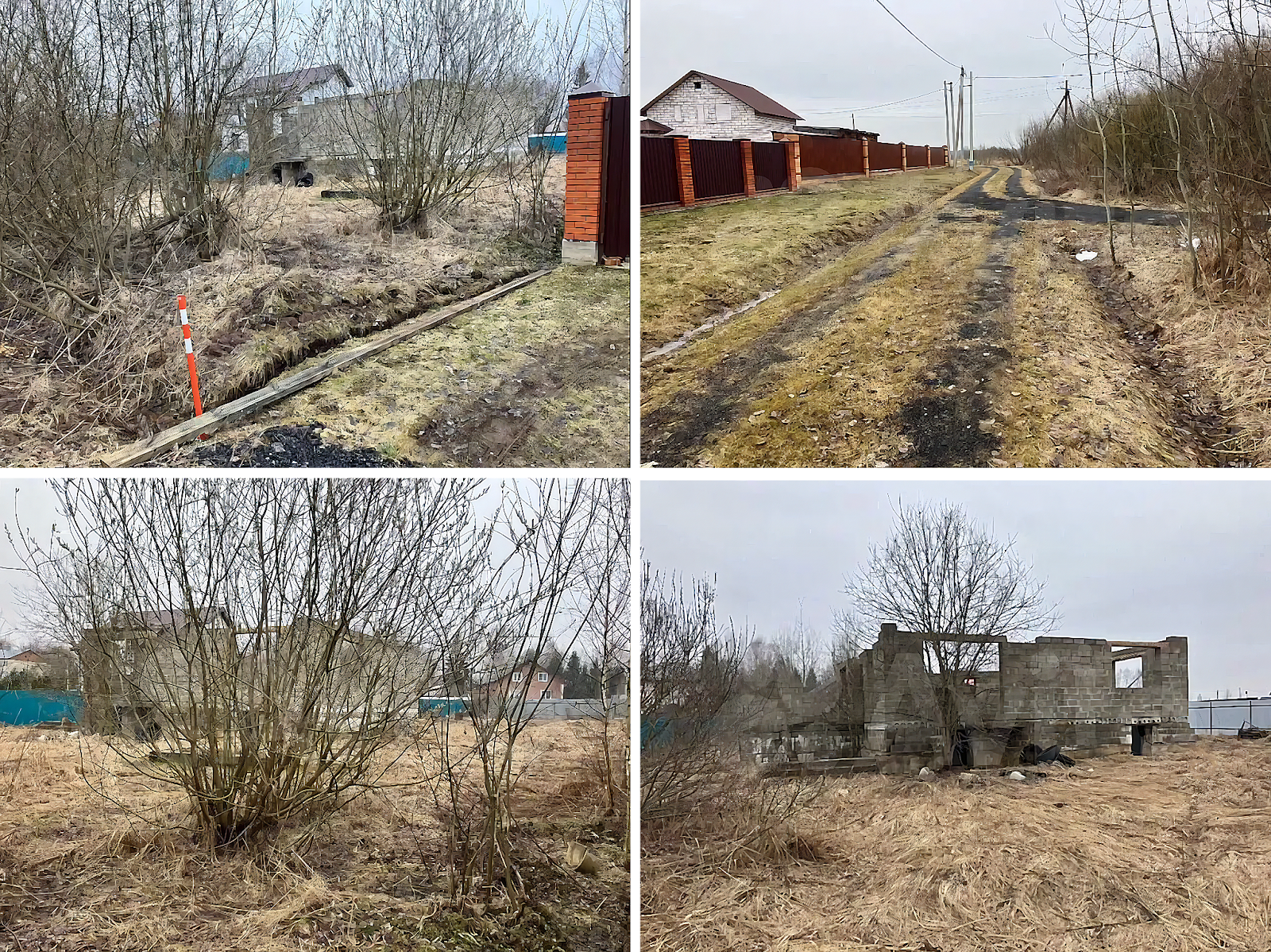 Фотографии участка и окружающей территории в объявлении