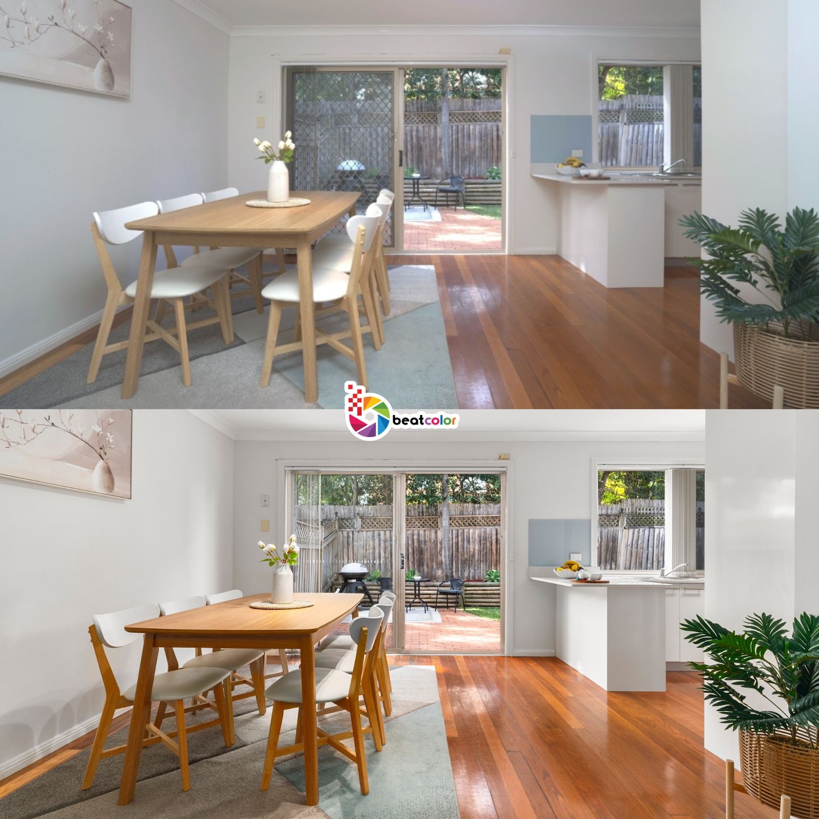 Real estate photo editing