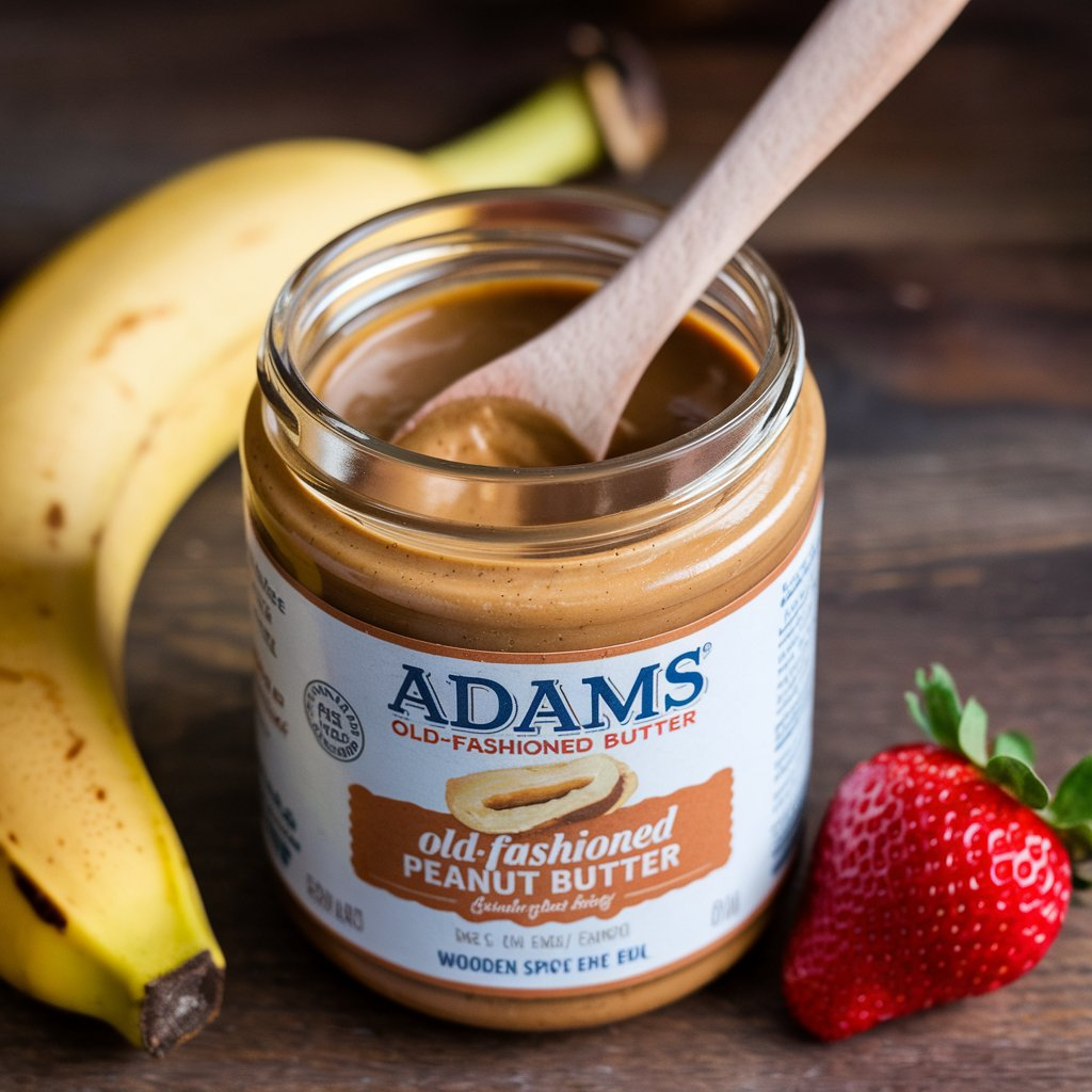 Fiber in Adams Old-Fashioned Peanut Butter