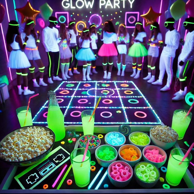 Glow-in-the-Dark birthday Dance Party