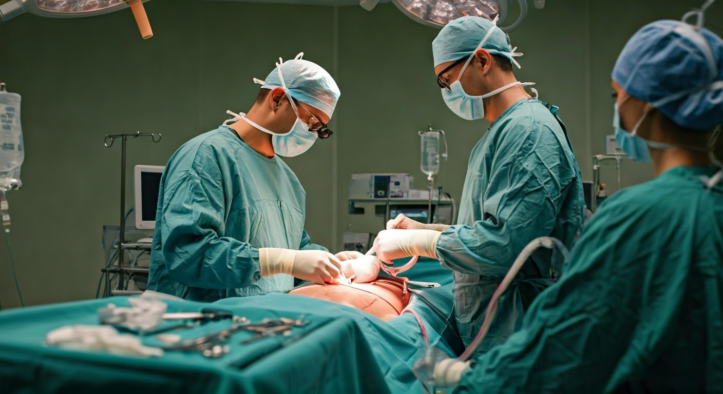 Surgical procedure for AAA repair