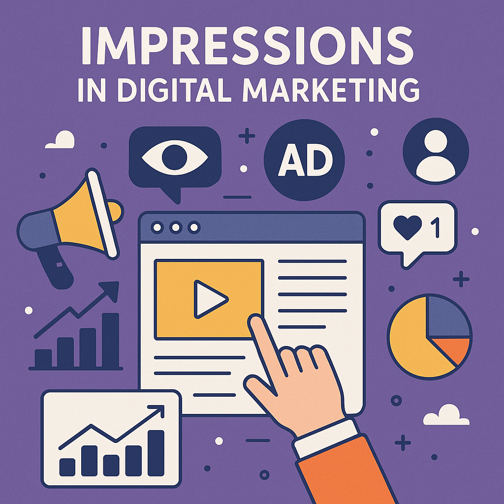 Illustration of Impressions in Digital Marketing