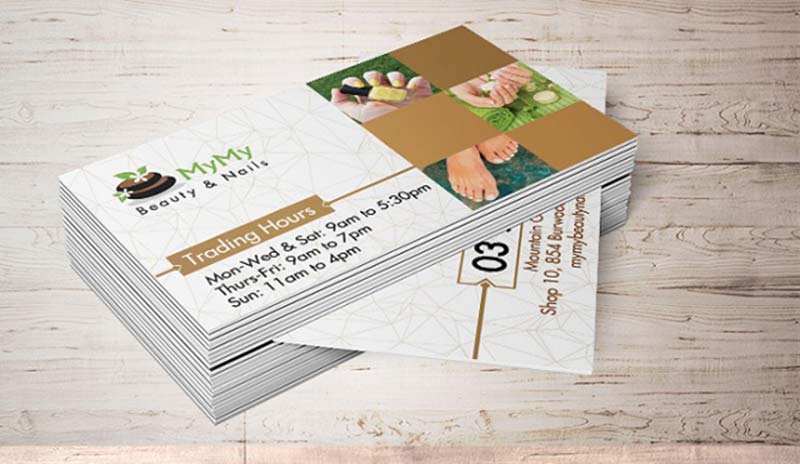 Mẫu card visit nail đẹp