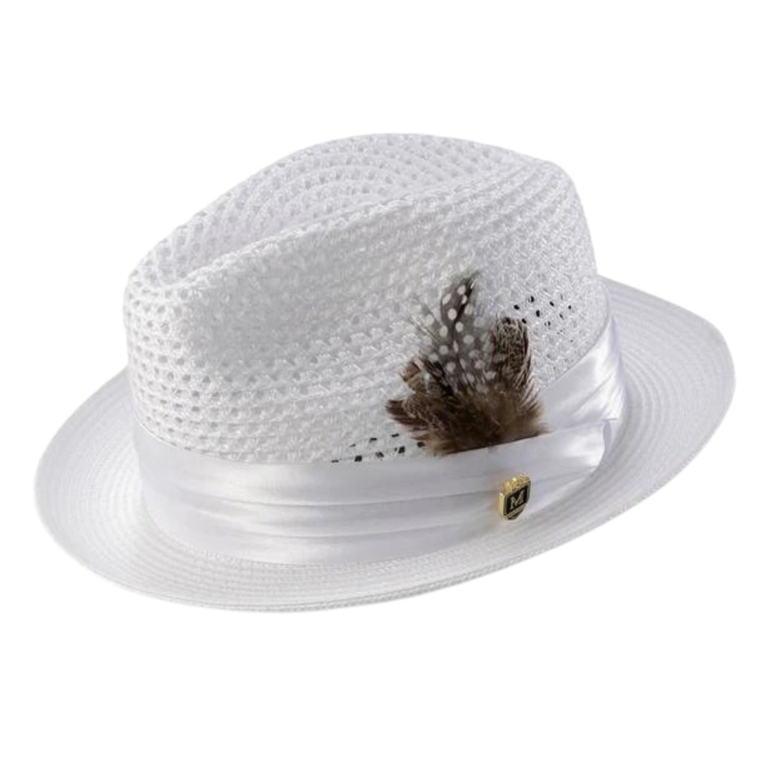 White Fedora Hat