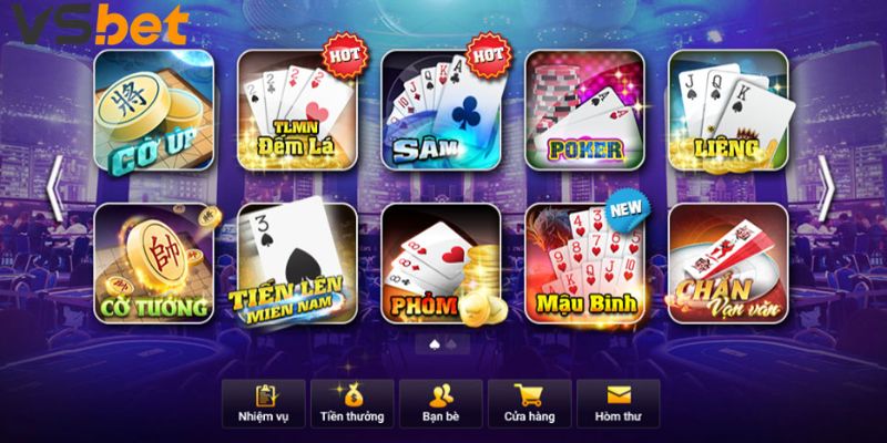 Top game bài đổi thưởng có lượt chơi đông nhất 