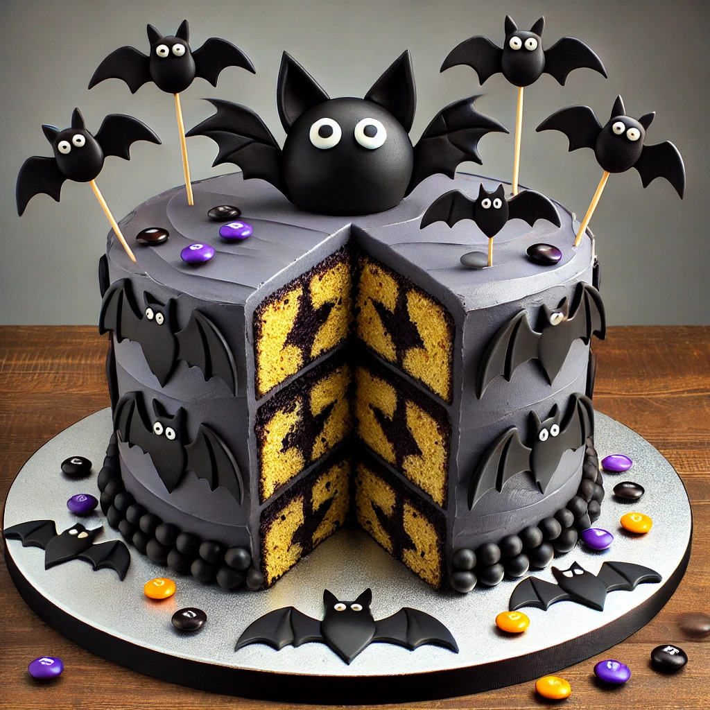 Bats Halloween Cakes