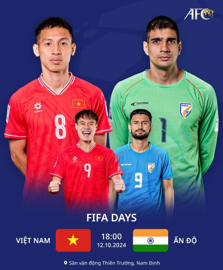 VFF thông báo lịch thi đấu FIFA Days của đội tuyển Việt Nam trong tháng 10