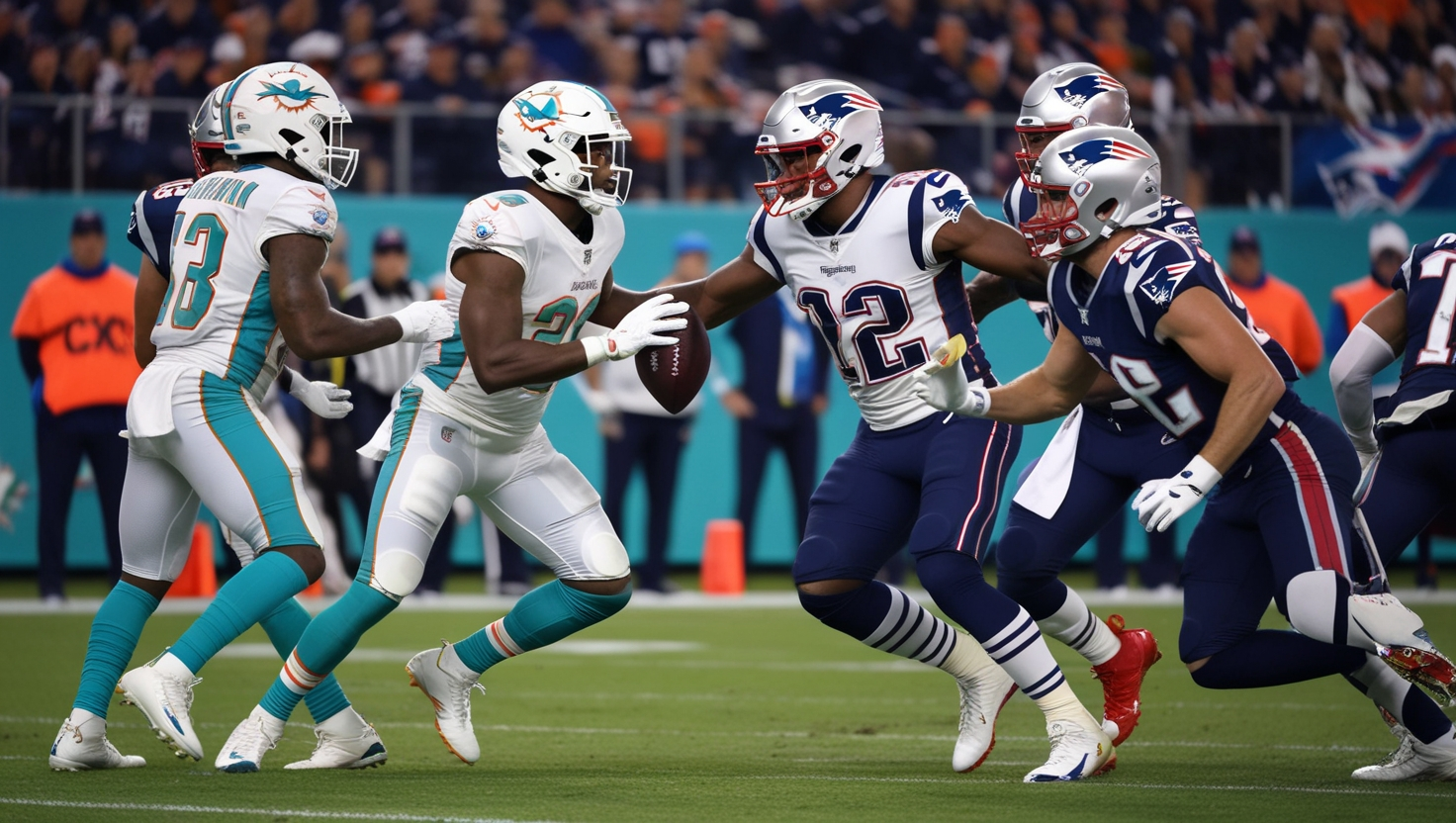 Miami Dolphins vs New England Patriots Match Player Stats
