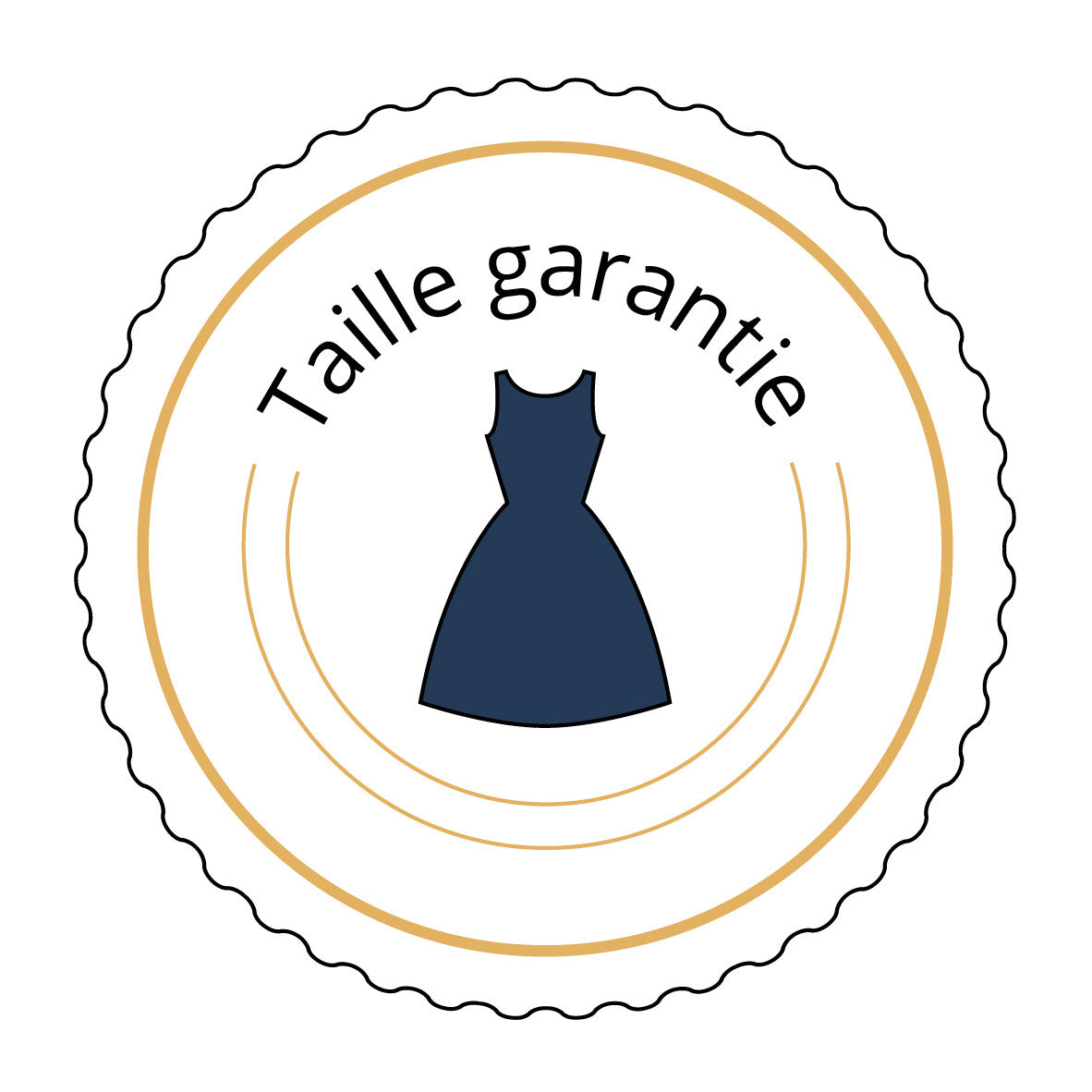 Taille garantie, retours gratuits et faciles
