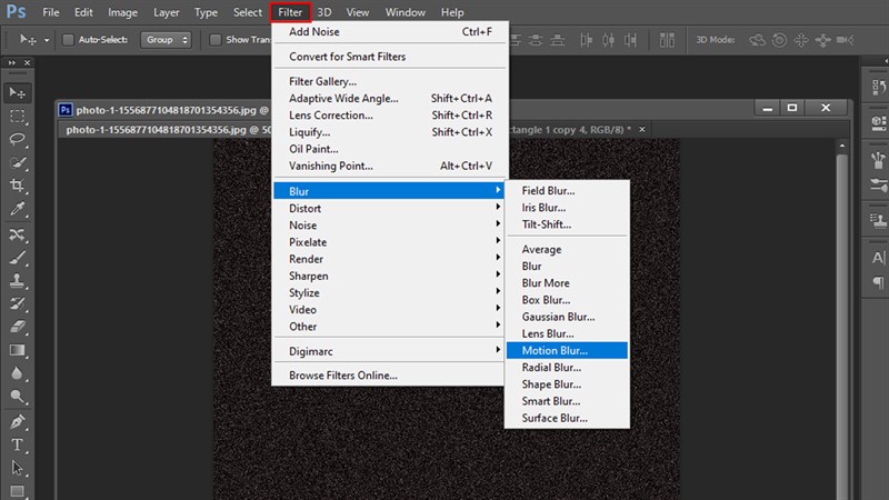 Cách tạo mưa trong Photoshop