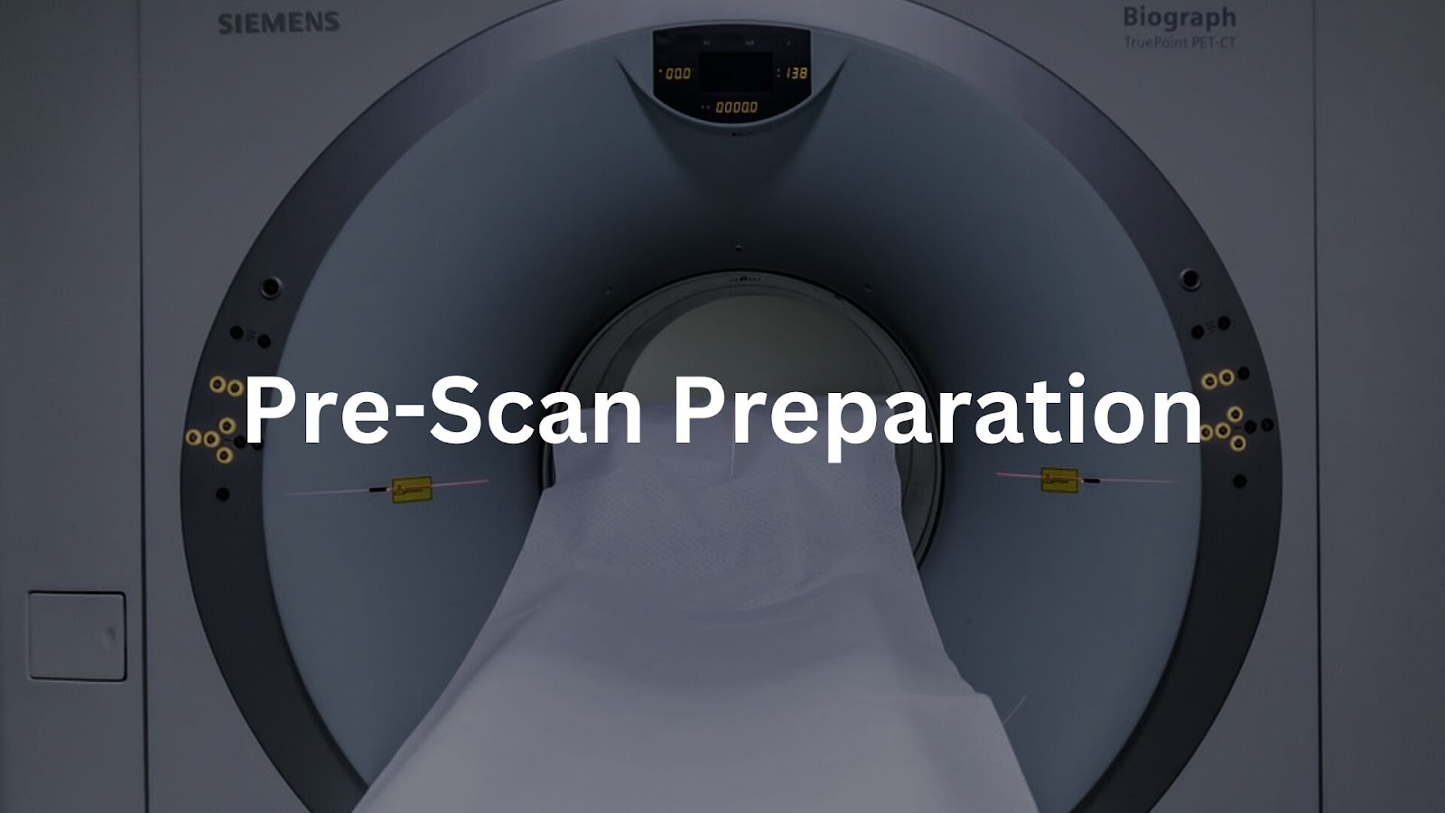 MRI scan preparation