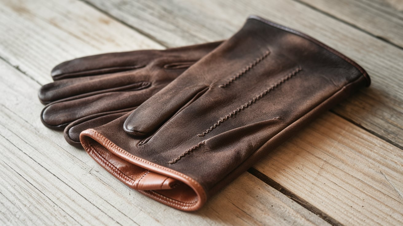 Reverse Suede Deerskin Leather Gloves