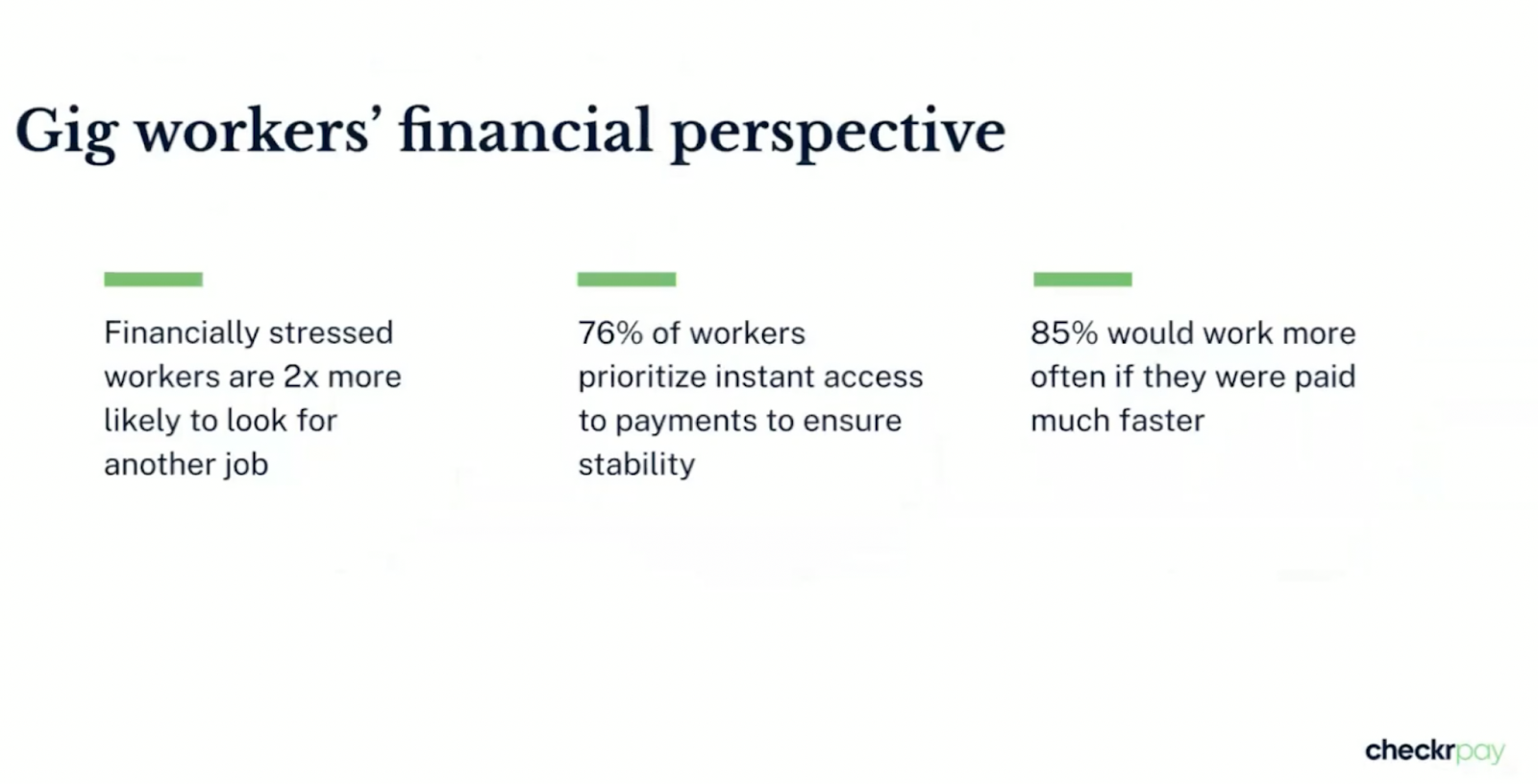 Fast Access to Earnings: A Strategy for Winning and Keeping Gig Workers