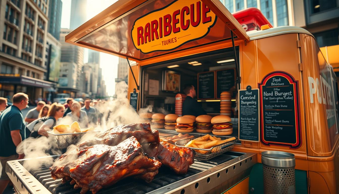 barbecue food truck