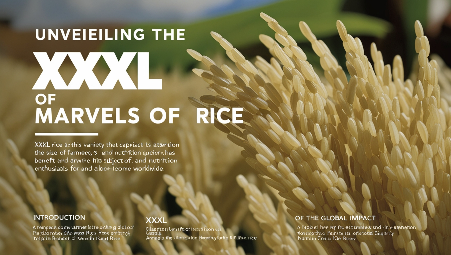  XXXL Rice