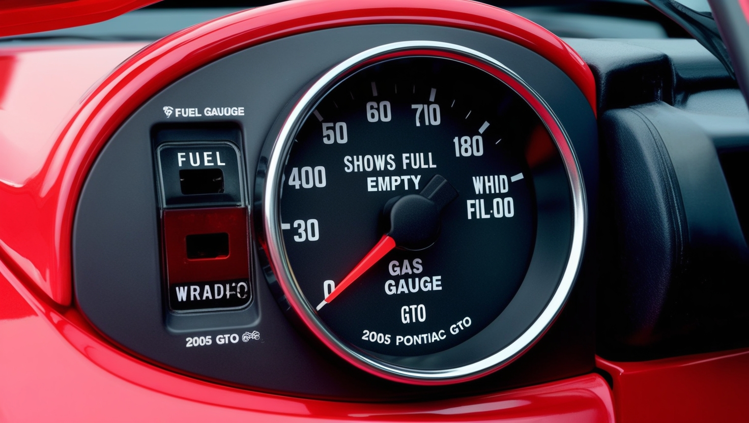 2005 GTO Gas Gauge Shows Full When Empty